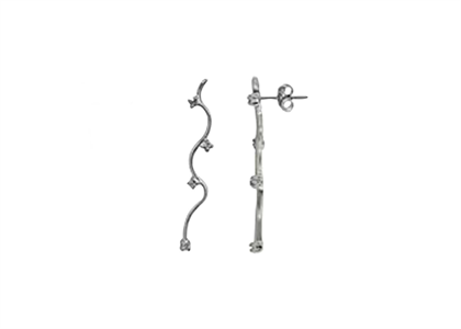 Rhodium Plated | Fashion Earrings